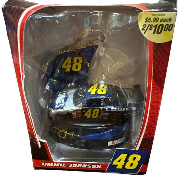 2008 Lowe's Nascar Jimmie Johnson #48 Ornament 3" (Comes w/Original Box) - Picture 5 of 16